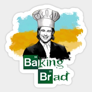 Baking Brad Sticker